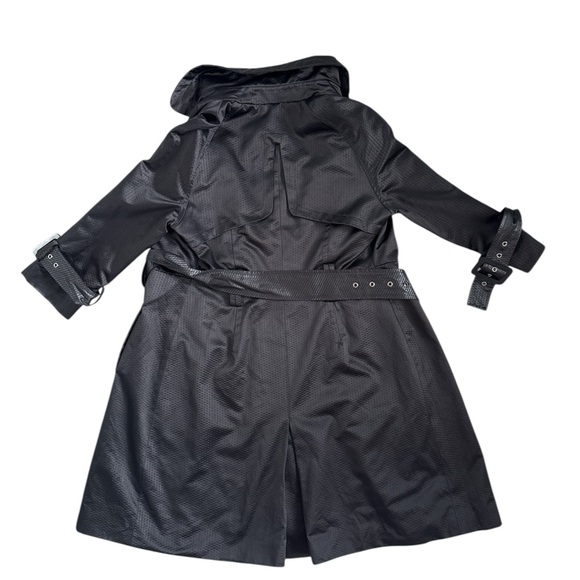 Bebe Black Trench Coat for Women - Picture 3 of 4